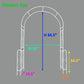 Metal Garden Arch Garden Arbor Trellis Climbing Plants Support Rose Arch Outdoor Arch