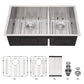 Modern Double Bowl Undermount Sink Design With 10" Deep Basins