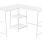 Computer Desk, Home Office, Corner, Storage Shelves, L Shape, Work, Laptop, Contemporary, Modern - Base