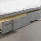 Storage Bed With Bookmatched Veneer