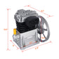 Piston 2Hp Air Compressor Head Pump 115Psi 1.5Kw - Silver