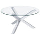 Round Top Coffee Table - Chrome