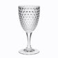 Diamond Cut Plastic Wine Glasses (Set of 4)