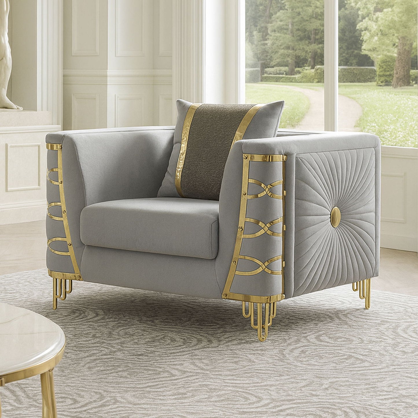 Contessa - Accent Chair - Gray