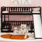 Low Bunk Bed With Slide, Fence And Ladder