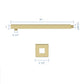 Wall Mounted Shower Arm With Flange