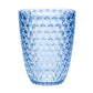 Leading Ware Diamond Cut Acrylic Glasses Drinking (Set of 4)