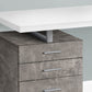 Computer Desk Left Right Set-Up Storage Drawers For Home Office