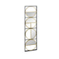 Eclectic Styling Metal Beaded Wall Mirror With Contemporary Design For Bedroom, Liveroom & Entryway