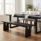 Dining Bench For Kitchen - Black