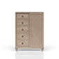 5 Drawer Door Chest - Sand