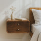 Curved Wall Mounted Bedside Nightstand