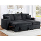 Convertible Sectional With USB / USB - C Port, Storage Chaise, Pull-Out Bed