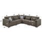 Rylie - Modular Sectional Sofa With Toss Pillows