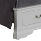 Upholstered Panel Sleigh Bed Design