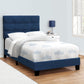 Bed, Upholstered, Frame Only, Transitional
