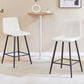 Bar Chair Set Comfortable With Metal Legs And Ergonomic Design