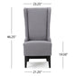 Alight - Upholstered Dining Chair With High Back And Birch Wood Legs (Set of 2)