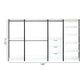 Fiona - Freestanding 4 Tower Walk-In Closet System - White
