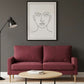 Upholstered Sofa, 3 Seater Couch For Living Room
