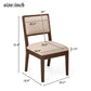 Compact Ergonomic Upholstered Side Chairs (Set of 2)