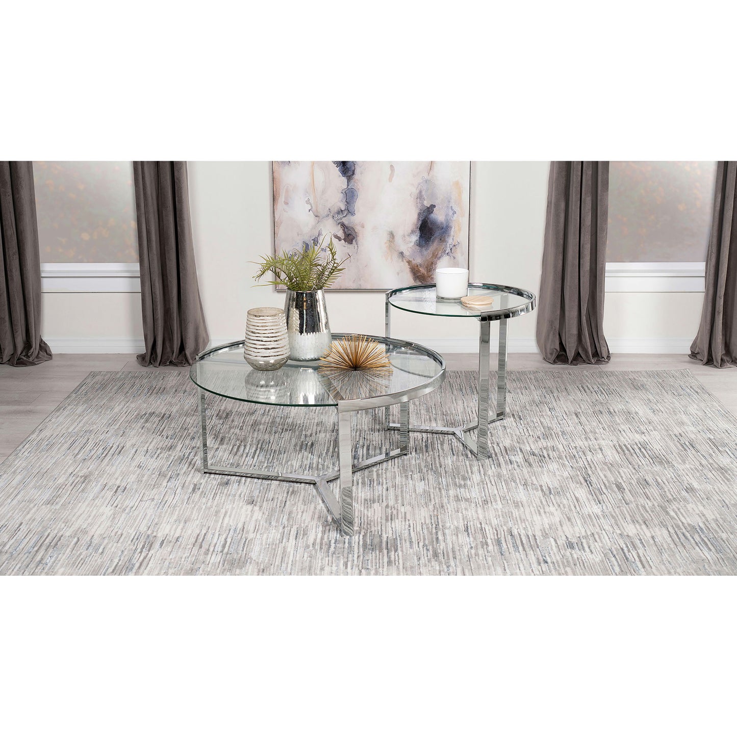 Kaylie - 2 Piece Nesting Coffee Table Set