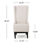 Alight - Upholstered Dining Chair With High Back And Birch Wood Legs (Set of 2)