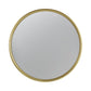 Round Mirror, Circle Mirror With Iron Frame For Living Room Bedroom Vanity Entryway Hallway