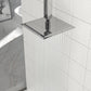 8" Square Rain Shower Head, Ceiling / Wall Mount Stainless Steel Bath Fixture