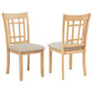 Davis - Dining Side Chair (Set of 2) - Light Oak