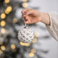 Christmas Ball Ornaments, Decorative Hanging Ball Christmas Tree Ornaments, For Holiday Party Decorations (Set of 12) - White