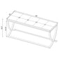 Bastien - Accent Bench - White