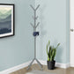 Coat Rack, Hall Tree, Free Standing, 8 Hooks, Entryway, Contemporary & Modern