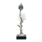Aluminum Candle Holder With Marble Stand