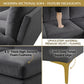 U - Shaped Sectional Sofa With Double Chaise