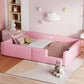 Platform Bed With Guardrail And Charging Station