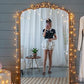Arch Mirror, Baroque Inspired Wall Decor For Bathroom, Bedroom, Living Room