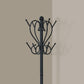 Coat Rack, Hall Tree, Free Standing, 8 Hooks, Entryway, Umbrella Holder, Transitional - Black