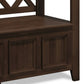Amherst - Compact Entryway Storage Bench
