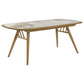 Teleli - 7 Piece Dining Set - Natural / Gray