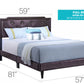 Button Tufted Bed Charming For Cozy Spaces