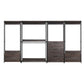 Monica - Modular Design Walk-In Closet System - Rustic