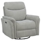 Beacon - Power Swivel Recliner With USB Charging And Adjustable Recline