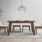 Ginny - 5 Piece With Side Chairs Dining Room Set - Walnut