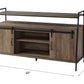 Rashawn - Rustic TV Stand - Oak