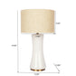 Cascade - Lamp Base Table Lamp - Beige / Gold / White