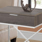 Accent Side Table, Storage Drawer, Contemporary - Taupe