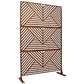 Freestanding Outdoor & Indoor Freestanding Metal Privacy Screen