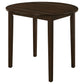 3 Piece Dining Set With Drop Leaf Table And Upholstered Chairs