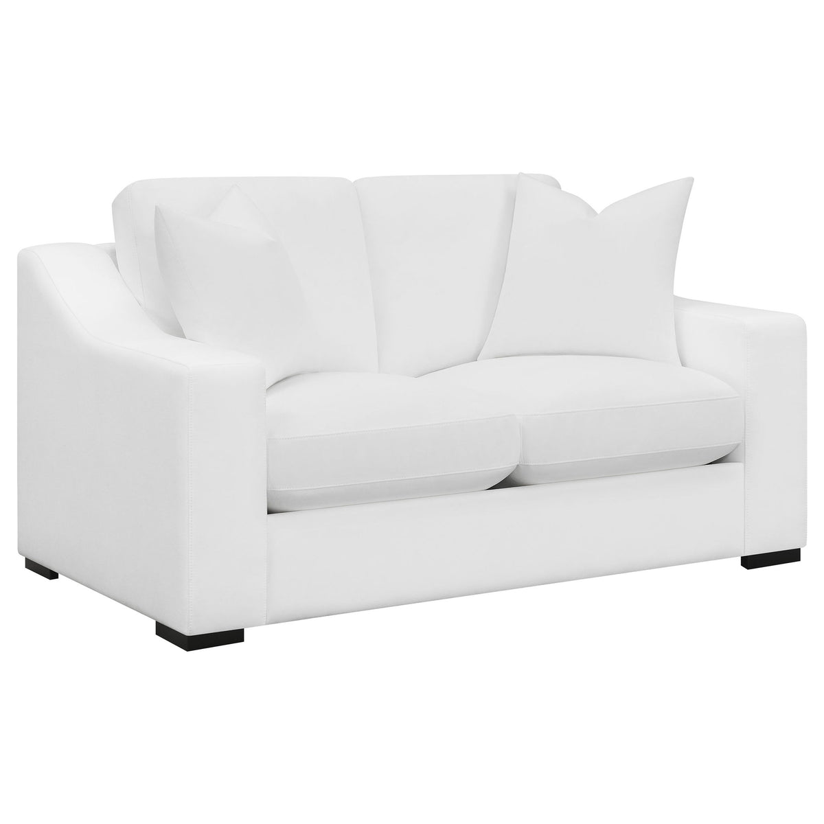 Chelan - Upholstered Track Arm Sofa Set With Curved Arms